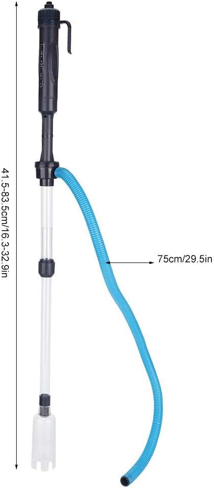 Electric Aquarium Vacuum Sand Washer Kit, Multi-Functional Gravel Cleaner for Fish Tanks