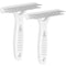 2 Pack Dog Grooming Rake, Stainless-Steel Deshedding Dematting Brush, Double Row Groomer for Easy Mats Removal