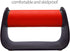 Pushup Handles for Floor Board - Portable Push Up Bars for Home Workout Equipment, Red