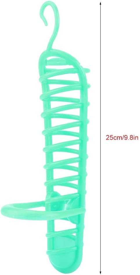 Fdit Parrots Feeder Basket, Plastic Food Fruit Feeding Perch Stand for Pet Bird Supplies