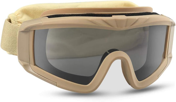 xaegistac Airsoft Goggles, Tactical Safety Goggles, Anti Fog Glasses for Hunting and Cycling