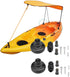 Kayak Canopy Mount Base Hardware Kit, Canoe Sun Shade Canopy Base Kit with Screws, Boating Accessories