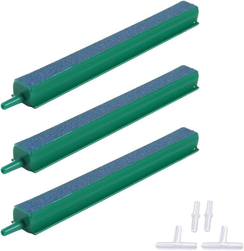 ALEGI 3-Piece Air Bubble Stone Bars for Aquarium, 6 Inch Air Stone Bar Hydroponics with Connectors.