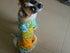 Tangpan Hawaiian Beach Coconut Tree Print Dog Shirt, Summer Camp Shirt for Pets, Yellow, M