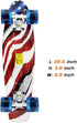 Skateboards Complete 22 Inch Mini Cruiser Retro Skateboard for Kids and Beginners