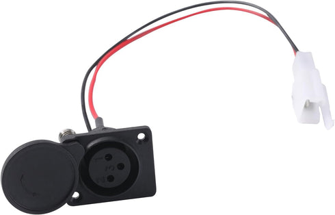 MX650 MX500 SX500 3 2 KAMIER XLR Charger Port for Razor Mcgrath Dirt Rocket Bike EcoSmart Metro Kids Electric Scooter