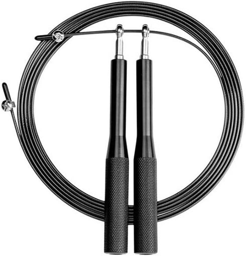 MVNOIRE Fitness Jump Rope Excercise Workout Light Bearing Skipping Ropes Metal Speed Gym