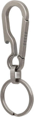 Heavy Duty Titanium Carabiner Clip Hook EDC Keychain - Anti-Lost Quick Release Key Chain for Keys