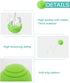 4 PCS High Bounce Rubber Balls for Dogs, Chew Resistant Dog Ball Sets for Medium Dogs 30-60 Lbs (6CM)