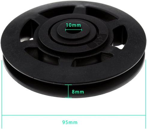 SING F LTD 2X Bearing Pulley Wheel, Cable Gym Equipment 95mm