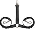 SlowTon Adjustable Dog Seat Belt - Double Dog Safety Leash with Elastic Bungee Buffer (Black, M)