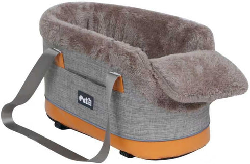 PET FANG FANG Pet Car Center Console Elevated Armrest Car Seat for Small Puppy, Dogs
