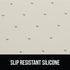 Gorilla Grip 100% Waterproof Raised Edge Silicone Pet Feeding Mat - Dog Cat Food Mats to Contain Spills, 18.5x11.5 Cream