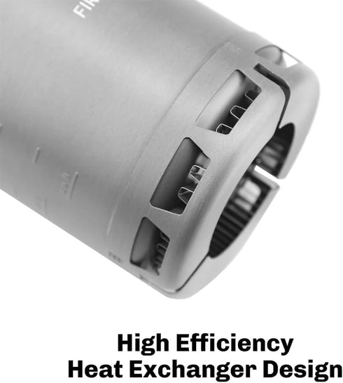 Fire-Maple 600ml G3 Petrel Ultralight Camping Pot, Lightweight Outdoor Heat Exchanger Pot for Hiking Travel (162g)