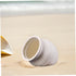 2pcs FOMIYES Aquarium Betta Cave and Shrimp Hideout Ceramic Fish Tank Breeding Shelter with Small White Pot Design