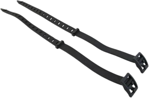 Scuba Choice Diving Rubber Knife Straps - Pair, Black, 20" Long for Secure Attachment