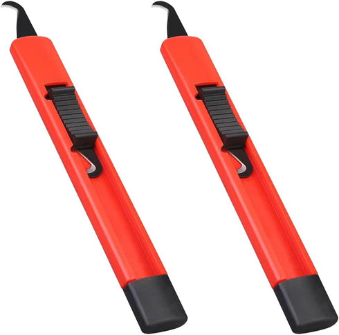 Golf Grip Removal Tool Hook Knives 2PCS, Double Sided Steel Hook Blade for Regripping Golf Club Grip Hook Knife
