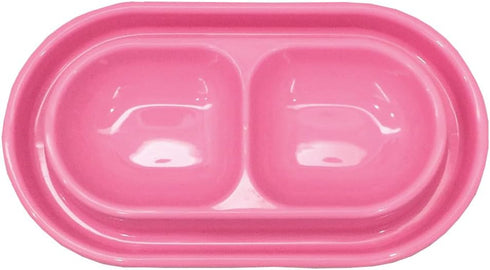 Cat Kitten Dish Dog Puppy Feeder Pet Bowl, 3 Colors, New Pink