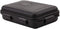 Outdoor Survival Waterproof Storage Carry Box Shockproof Plastic Container with Foam for Camping (Black, L)