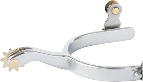 Weaver Leather Men's Roping Spur, 1.75" with Plain Band