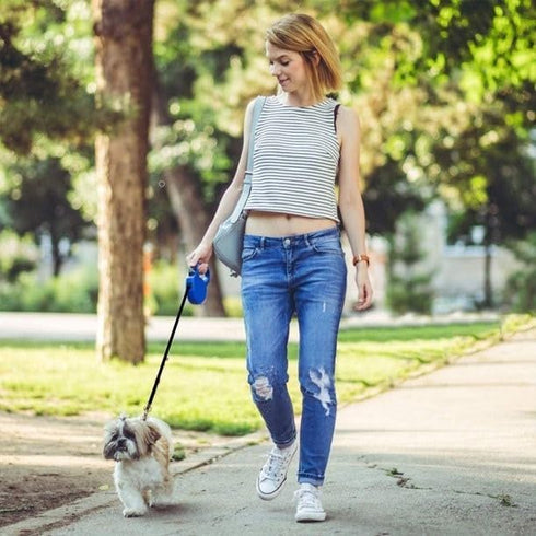 Retractable Dog Pet Leash, Up to 110 lbs, 26' Feet Rope Lead