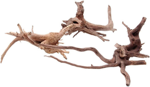 Ipetboom Natural Driftwood for Aquarium, 2pcs Driftwood for Freshwater Fish Tank, Hamster Water Bottle Decor