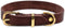 Classic Leather Dog Collar by Scout Supply, Heavy Duty Thick Full Grain Leather, Waterproof & Rust-Proof Brass Hardware