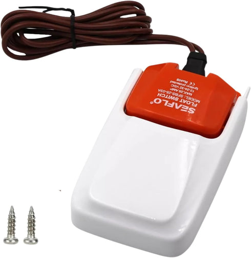 SEAFLO Heavy-Duty Float Switch - 12V, 24V, 32V, Mercury-Free with 25 Amp Capacity and 4-Year Warranty