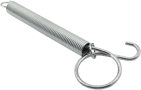 ZRM&E 2pcs 115mm Multifunctional Cage Door Spring Hook, Metal Finger Spring Latch Hook for Pet Cage Door