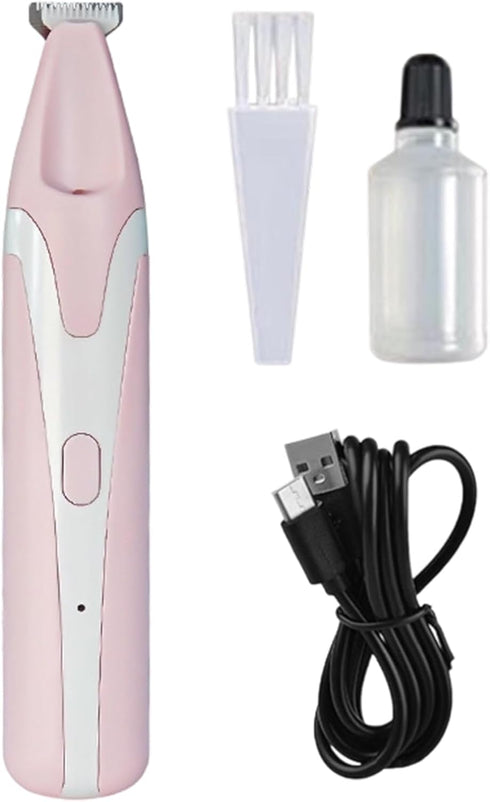 Genrico Dog Grooming Clippers, USB Rechargeable and Waterproof Cordless Electric Grooming Kit for