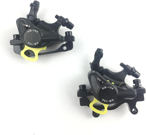 MTB Road XTECH HB-100 - MTB Road Line Pulling Hydraulic Disc Brake Calipers Front & Rear E-BIKE Set