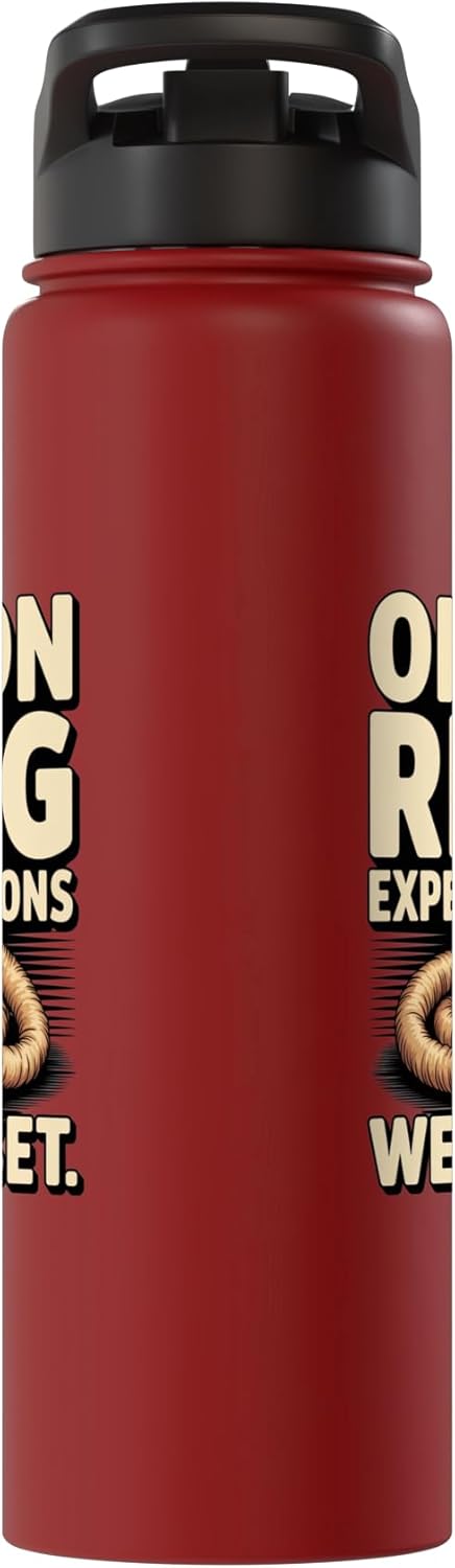 Onion Ring Expectations Food Humor Quote Set Funny Onion Ring Expectations Were Pun Stainless Steel Insulated Water