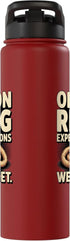 Onion Ring Expectations Food Humor Quote Set Funny Onion Ring Expectations Were Pun Stainless Steel Insulated Water