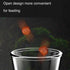 Aquarium Shrimp Feeding Tube and Dish, Clear Crystal Glass Fish Tank Shrimp Feeder Tube Tray