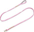 PetsHome Dog Leash, Premium PU Leather with Bling Rhinestones, Durable 6 FT for Small Medium Dogs (Pink)