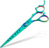 Dog Grooming Scissors: 7" Straight Pet Shears Made of Japanese 440C for Trimming Dogs, Cats & Other Pets