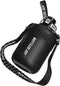 Insulated 32 oz Stainless Steel Water Bottle for Sports and Travel - BPA-Free with Strap (Black)
