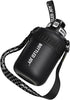 Insulated 32 oz Stainless Steel Water Bottle for Sports and Travel - BPA-Free with Strap (Black)