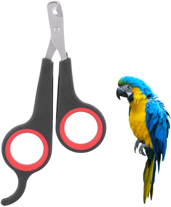 Bird Nail Clipper Grooming Tool, Nail Scissors Clipper for Small Parrot Birds and Small Animals