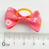 Chenkou Craft 50pcs (25pairs) Dog Cat Hair Bows with Rubber Band, Mix Colors & Patterns, Pet Hair Accessories