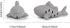 Generic 2Pcs Fish-Shaped Cat Treat Dispenser Toy, Cat Puzzle Feeder, Silicone Chew Food Feeder, Interactive Cats Treat