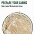 2 Inches 20 Inches, 3 Summer 25 Count Pack LEM Products Clear Fibrous Casings, x Non-Edible Sausage Casings, Stuffs