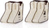 Portable 2 Pack Short Boots Storage Bag, Boots Protector Cover (Beige)