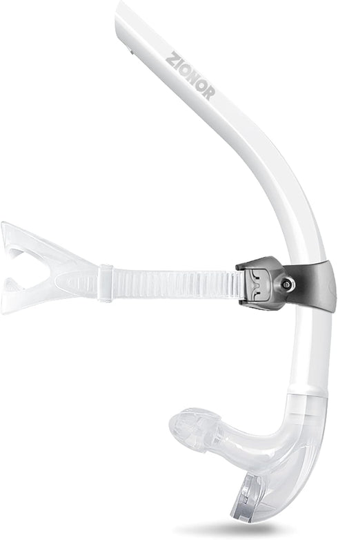 ZIONOR Snorkel Lap Swimming Training Diving Snorkeling Comfortable Mouthpiece with One-Way Purge Valve for Pool Open