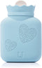 SHUOCONG Silicone Hot Water Bottle Warm Palace Hand Warmers Portable Explosion-Proof Plush Baby