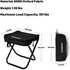 NORDPEAK 350lbs Commute Compact Foldable Stool with Shoulder Strap, Heavy Duty Support, Lightweight Portable Seat Gift