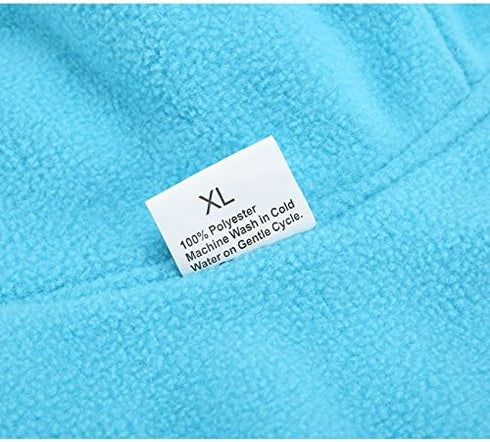 Creation Core Windproof Plush Dog Vest Jacket - Night Reflective, Eco-Friendly, No Pull Design for Small & Large Dogs