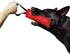 Dingo Gear Tug Toy for Dog Training - Agility Tug of War, French Linen Dog Bumper with Handle, Dog Bite Pillow (11" red