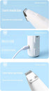 Cat Clippers for Matted Hair - 2 Speed Low Noise Hair Trimmer with White and Purple Lights for Pets (White)