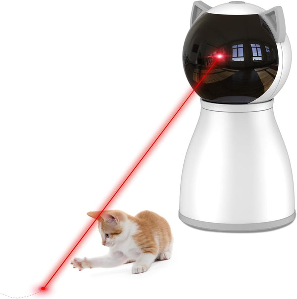 YVE LIFE Laser Cat Toys for Indoor Cats,The 4th Generation Real Random Trajectory Motion